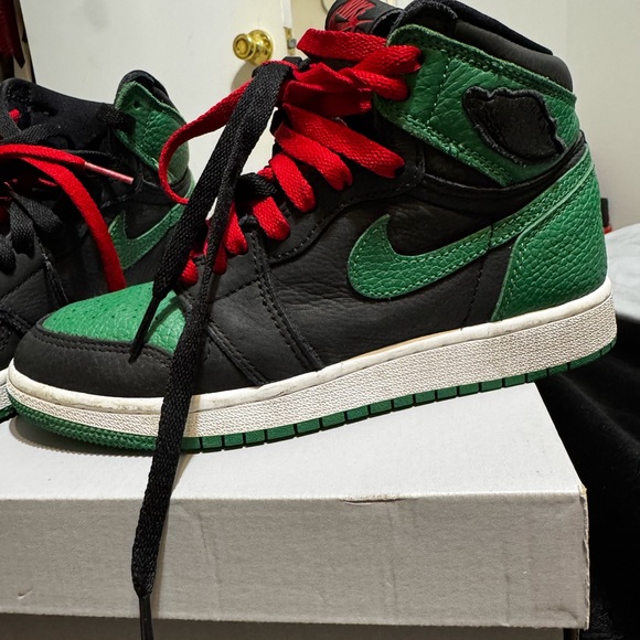 Jordan Kids Sneakers Black Green Red